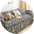 Divano confortevole Coperta Jacquard Poltrona, Copridivano Moderno nero
