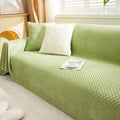 Divano confortevole KnSam Home Coperta copripoltrona pois, verde