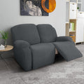 Seduta imbottita Pezzi Elasticizzato Copripoltrona, Copripoltrona Relax grigio scuro