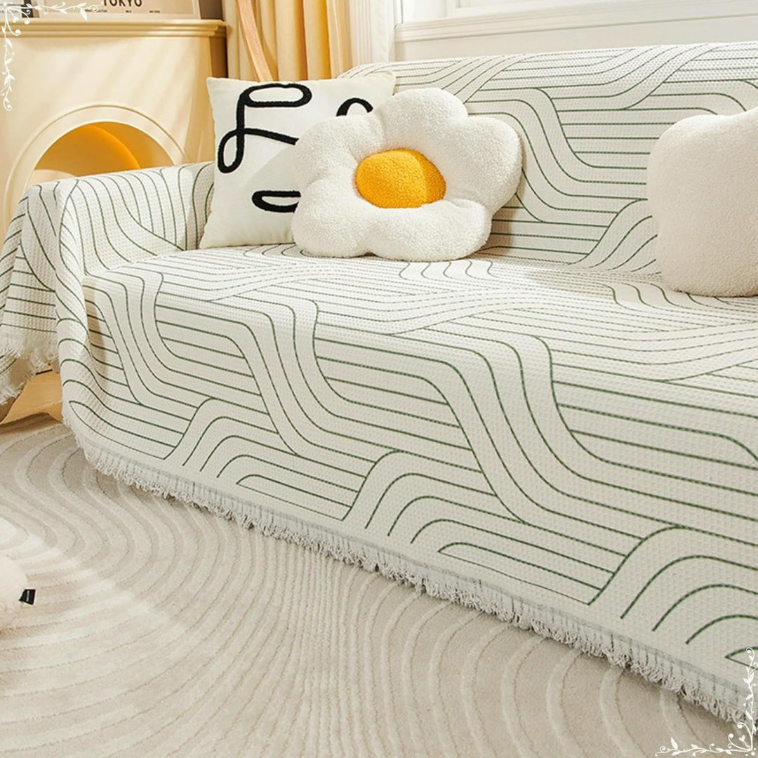 Seduta imbottita KnSam Copridivano Home Linee geometriche, beige