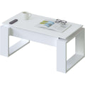 Tavolino laterale 55 x 105 x 54 cm bianco
