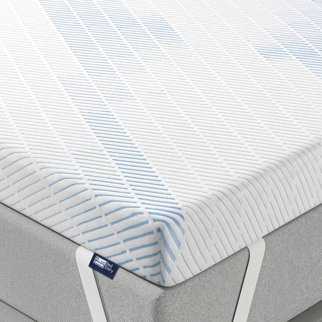 Arredo per soggiorno BedStory Coprimaterasso materasso persone memoria nero