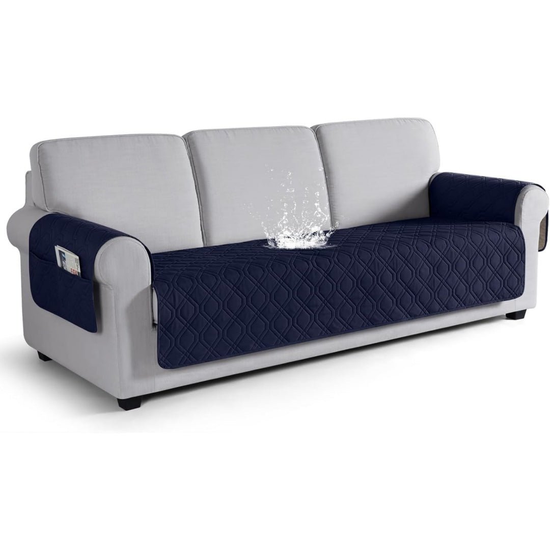Divano confortevole VANSOFY Copridivano impermeabile divano cuscini, blu
