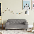 Divano da soggiorno 72 x 48 x 20 cm grigio