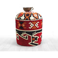Divano confortevole Elegante pouf, altezza profondita cotone, nero